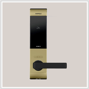 Khóa điện tử Hafele EL7900 cho cửa gỗ / Thân khóa lớn, màu Vàng, Mã số 912.05.650